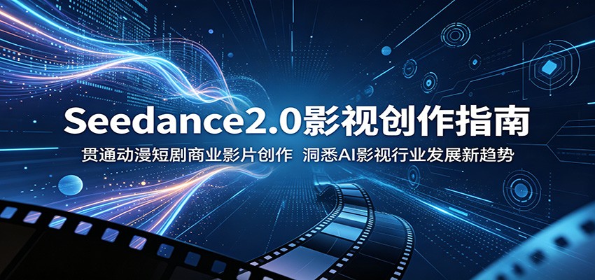 Seedance2.0影视创作指南：贯通动漫短剧商业影片创作，洞悉AI影视行业发展新趋势-KJ分享