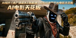 AI短片《丧尸清道夫》拆解课，10天打造国产AI电影天花板-KJ分享
