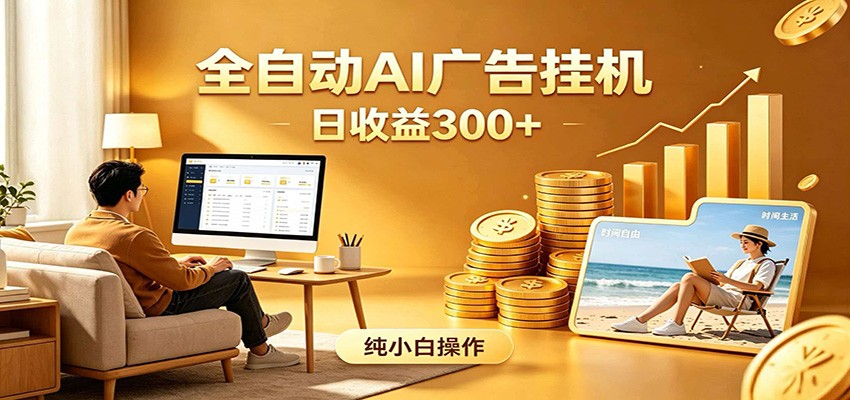 AI风口项目，全程解放双手，后台自动运行赚取收益，每天稳定收益300+-KJ分享