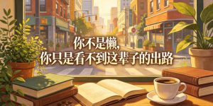 付费文章：你不是懒，你只是看不到这辈子的出路-KJ分享