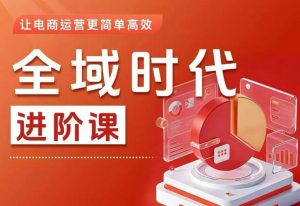 全域时代进阶课,更简单高效的全域投放实操,让电商运营更简单高效(更新)-KJ分享