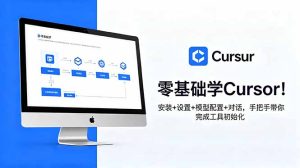 零基础学Cursor！安装+设置+模型配置+对话，手把手带你完成工具初始化-KJ分享