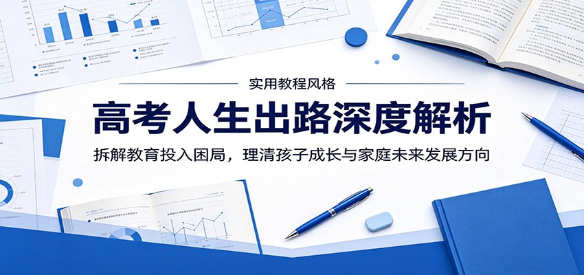 高考人生出路深度解析：拆解教育投入困局，理清孩子成长与家庭未来发展方向-KJ分享