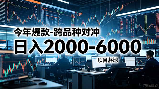 今年爆款-跨品种对冲日入2000-6000，项目落地！-KJ分享