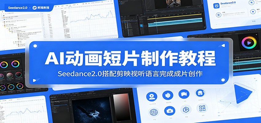 AI动画短片制作教程:Seedance2.0搭配剪映视听语言完成成片创作-KJ分享