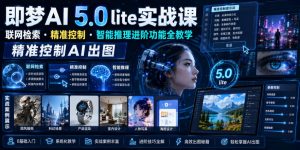 即梦AI 5.0 lite实战课，联网检索・精准控制・智能推理进阶功能全教学，精准控制AI出图-KJ分享