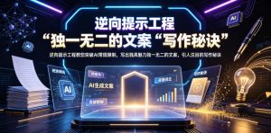 逆向提示工程教您突破AI常规限制，写出独具魅力独一无二的文案，引人注目的写作秘诀【原创双语字幕】-KJ分享