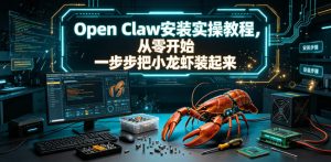 Open Claw安装实操教程,从零开始一步步一步步把小龙虾装起来-KJ分享