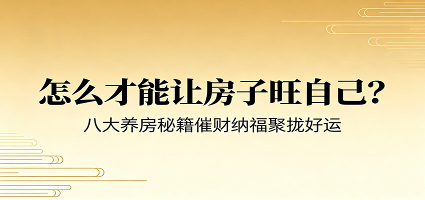 付费文章《怎么才能让房子旺自己？》八大养房秘籍催财纳福聚拢好运-KJ分享
